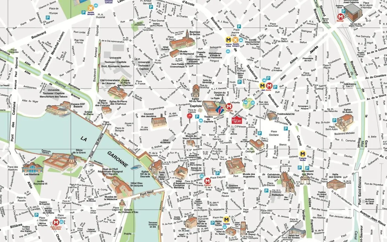 Le Capitole - Appartement Hypercentre Avec Chambre Toulouse Apartamento